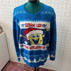 SpongeBob SquarePants holiday ugly sweater